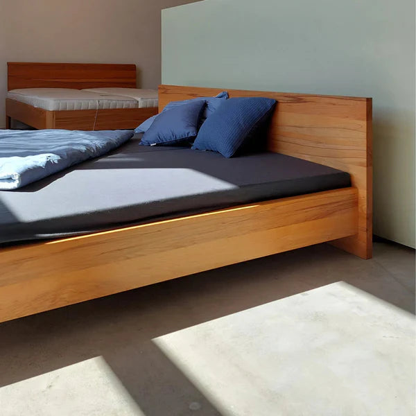 Holzmanufaktur Massivholzbett ZEN/10 Kernbuche 180x200cm