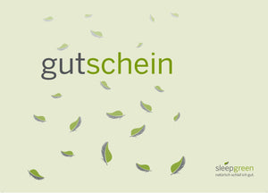 sleepgreen Gutschein